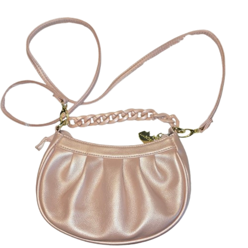 Betsey Johnson Pink Crossbody Purse